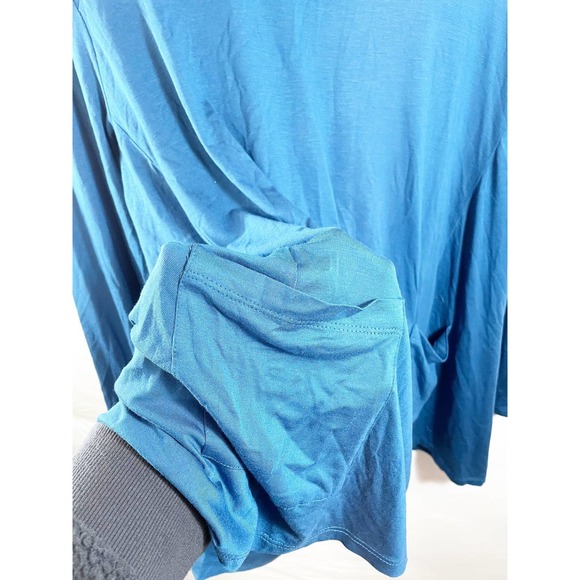 LOGO by Lori Goldstein Long Sleeve Shirt with Pockets Size L - Picture 5 of 5